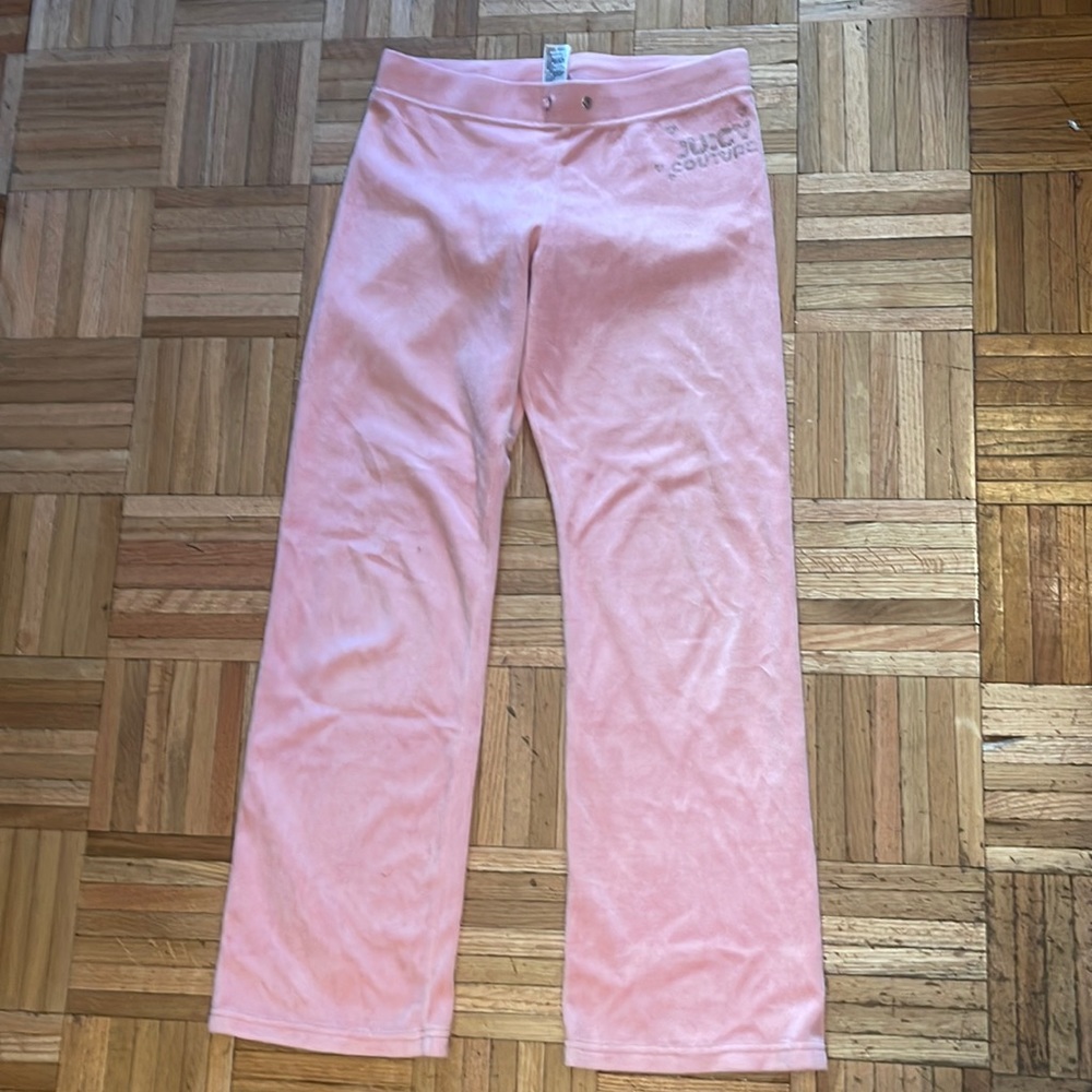 Youth juicy couture Velour pants size 14 for a young 14 year old